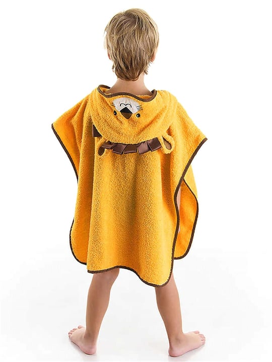 Denokids Erkek Çocuk Aslan Havlu Panço CFF-22K1-061
