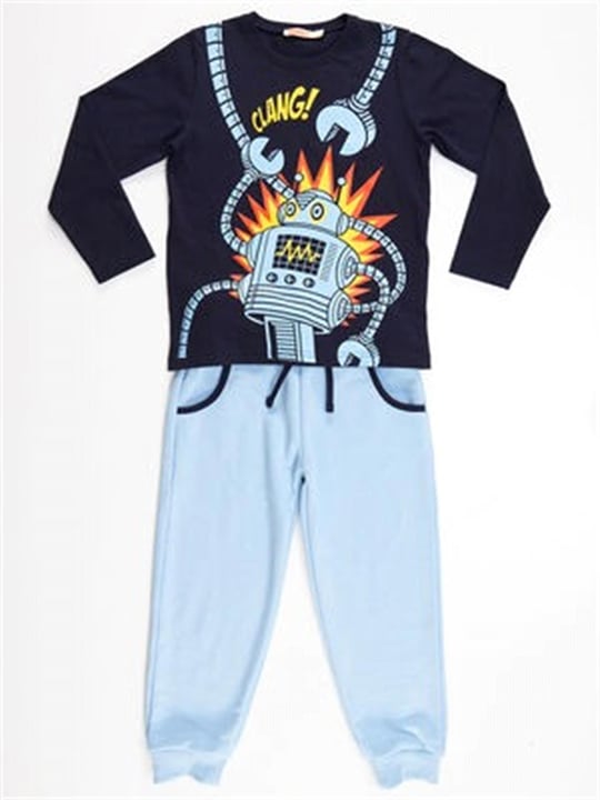 Denokids Erkek Çocuk Clang T-shirt Pantolon Takım CFF-21S1-069