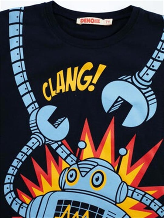 Denokids Erkek Çocuk Clang T-shirt Pantolon Takım CFF-21S1-069