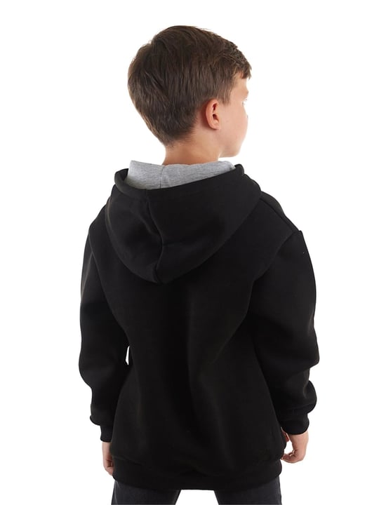 Denokids Erkek Çocuk Dino Research Sweatshirt Siyah MS-24S1-062