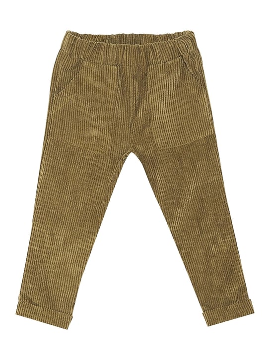 Denokids Erkek Çocuk Fitilli Kadife Pantolon Haki CFF-24S1-051