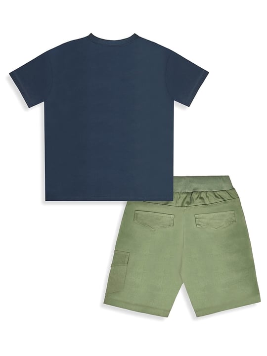 Denokids Erkek Çocuk Genius Tişört Şort Takım CFF-26Y1-083
