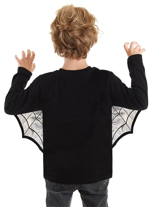 Denokids Erkek Çocuk Halloween Siyah Tişört CFF-23S1-117