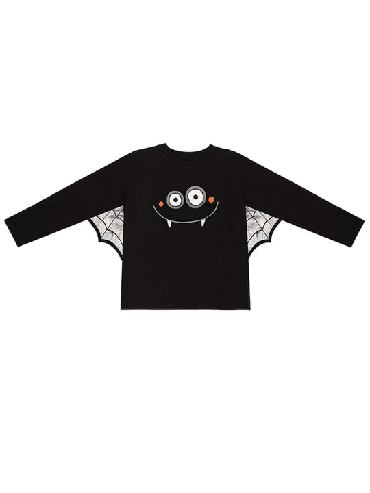 Denokids Erkek Çocuk Halloween Siyah Tişört CFF-23S1-117