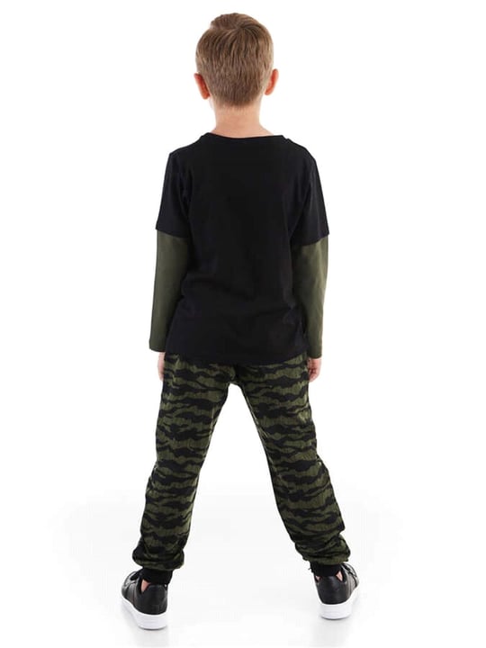 Denokids Erkek Çocuk Truck Kamuflaj  Pantolon Takım MS-21S1-070