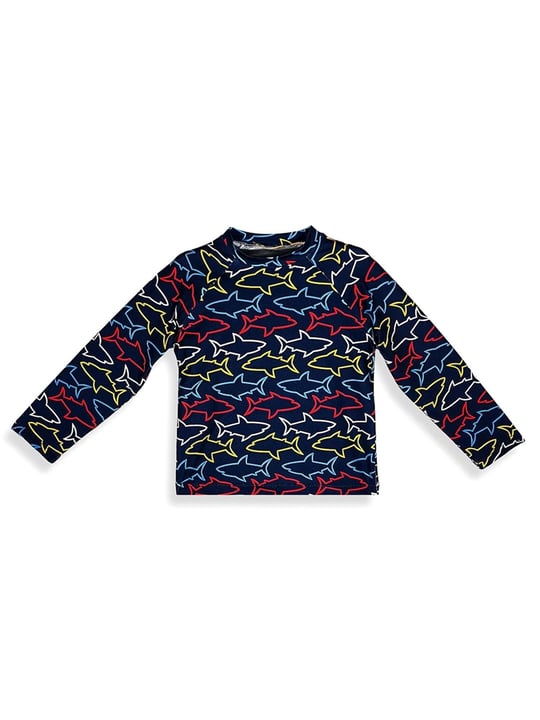 Denokids Erkek Çocuk UV Korumalı Köpekbalığı Mayo Tişört CFF-26Y1-115