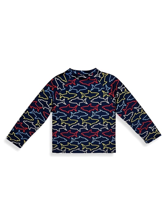 Denokids Erkek Çocuk UV Korumalı Köpekbalığı Mayo Tişört CFF-26Y1-115
