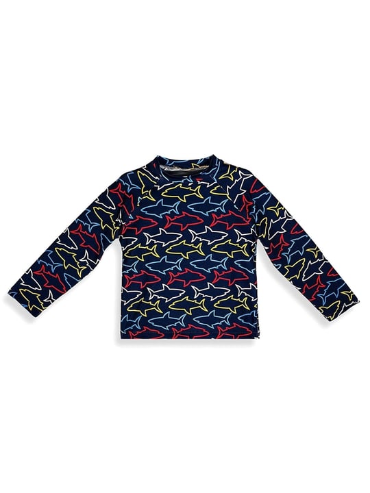 Denokids Erkek Çocuk UV Korumalı Köpekbalığı Mayo Tişört CFF-26Y1-115