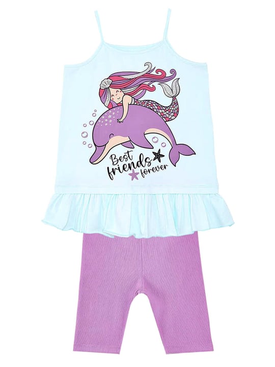 Denokids Kız Çocuk Best Friends Tunik Tayt Takım CFF-24Y1-115