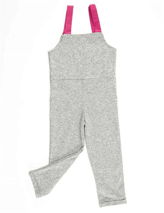 Denokids Kız Çocuk BFF Tulum Gri MS-20S1-080
