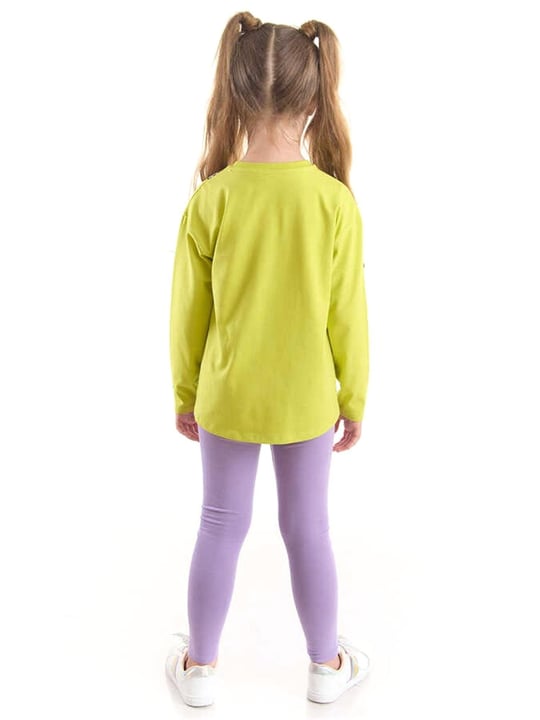 Denokids Kız Çocuk Çantada Ponçik Tunik Tayt Takım CFF-22S1-045