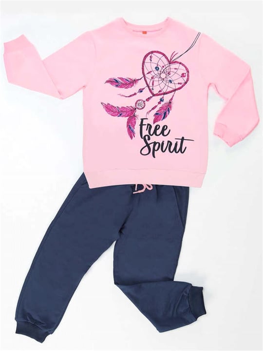 Denokids Kız Çocuk Free Spirit Eşofman Takım MS-20S1-506
