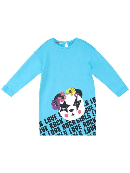 Denokids Kız Çocuk Girls Love Rock Elbise MS-23K1-006