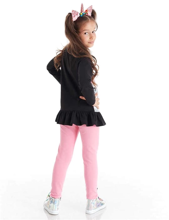 Denokids Kız Çocuk İkiz Unicorn Tunik Tayt Takım CFF-20S1-139