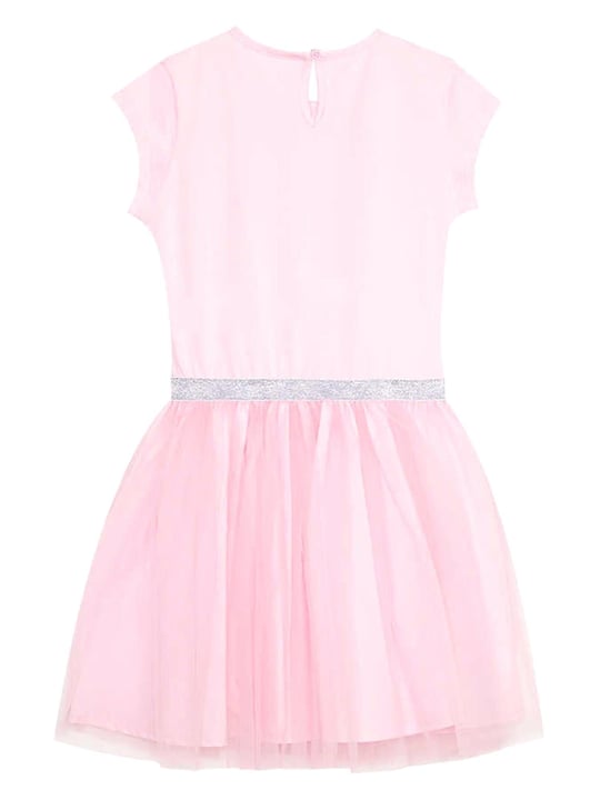 Denokids Kız Çocuk Kedicik Unicorn Tüllü Elbise CFF-24Y1-051