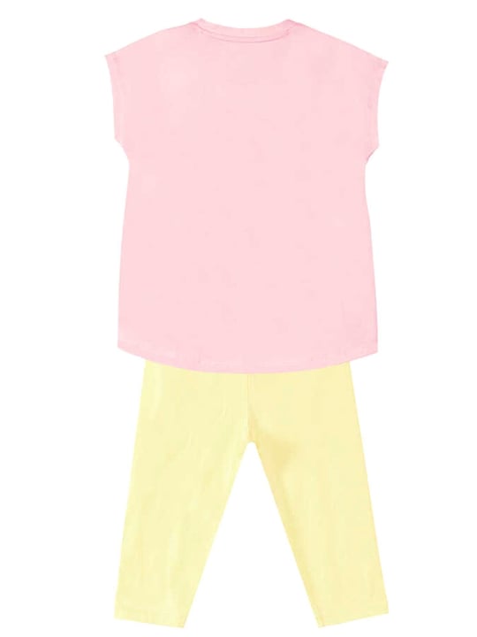 Denokids Kız Çocuk Kediler Tunik Tayt Takım CFF-24Y1-111