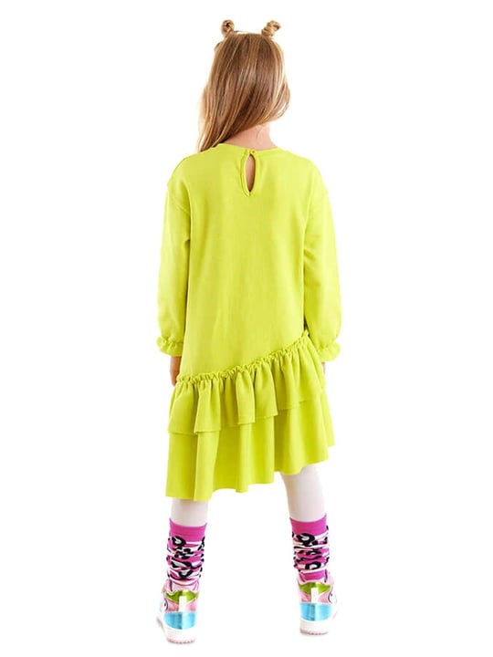 Denokids Kız Çocuk Orman Kedisi Elbise MS-23K1-010