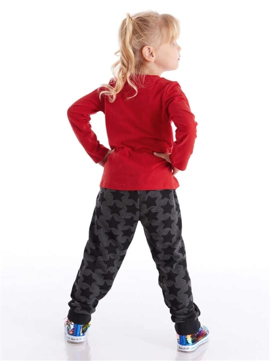 Denokids Kız Çocuk Ponponlu Panda Pantolon Takım CFF-20K1-053