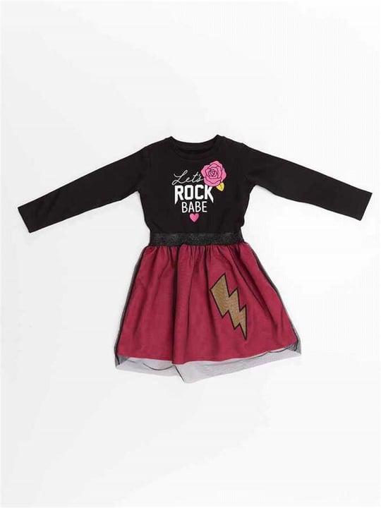 Denokids Kız Çocuk Rock Babe Tüllü Elbise MS-22K1-022