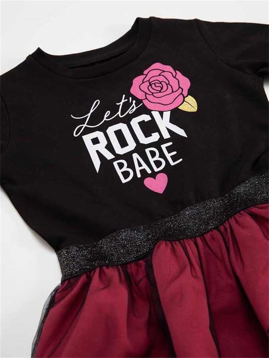 Denokids Kız Çocuk Rock Babe Tüllü Elbise MS-22K1-022