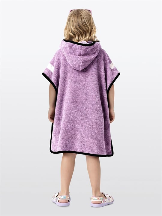 Denokids Kız Çocuk Unicorn Panço Bornoz Lila CFF-26Y1-131