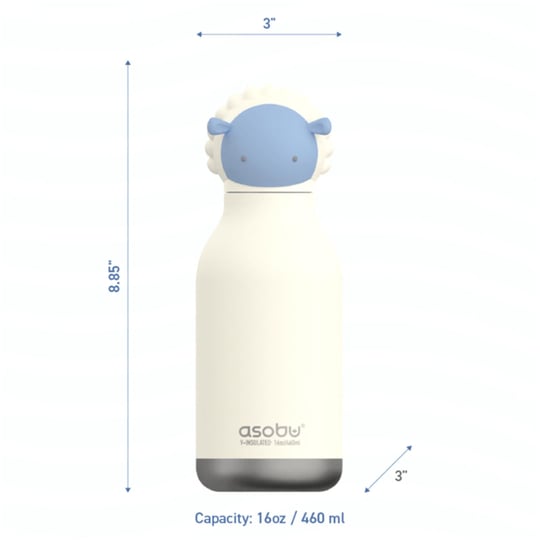 Globber Asobu Bestle Bottle Pipetli Çelik Suluk Sheep SBV44-SHEEP