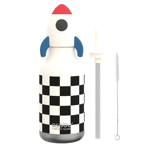 Globber Asobu Bestle Bottle Pipetli Çelik Suluk Rocket SBV44-ROCKET