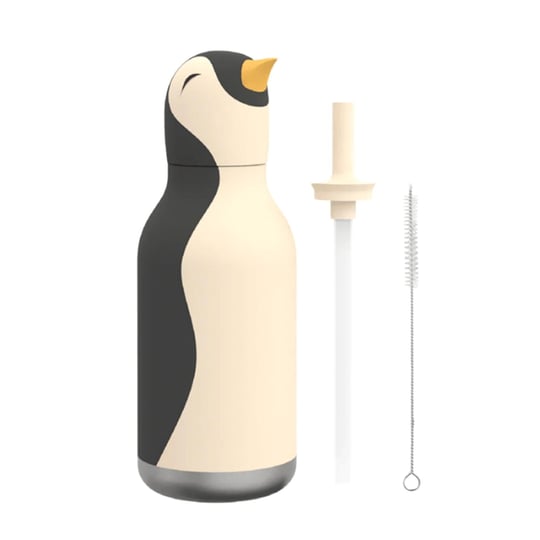 Globber Asobu Bestle Bottle Pipetli Çelik Suluk Penguin SBV44-PENGUIN