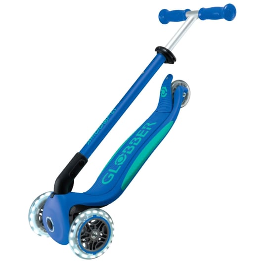 Globber Elite Deluxe Işıklı Scooter Lacivert 439-600