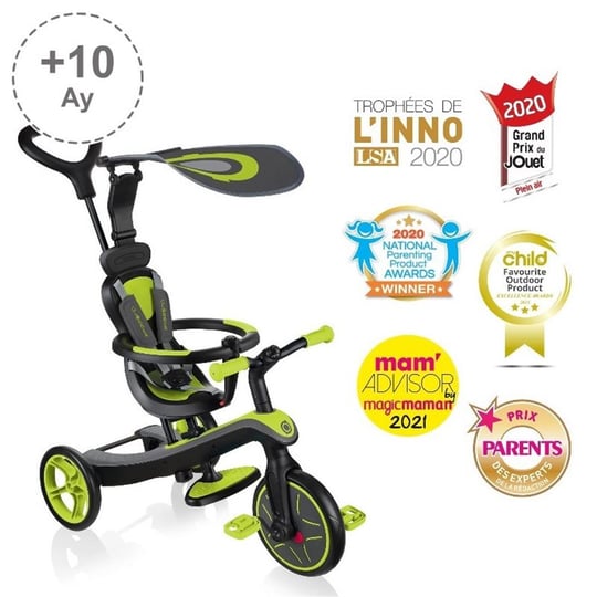 Globber Explorer 4in1 Bisiklet - Yeşil