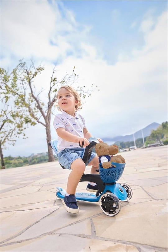 Globber Go Up Baby 360 Işıklı Scooter Pastel Mavi 844-100