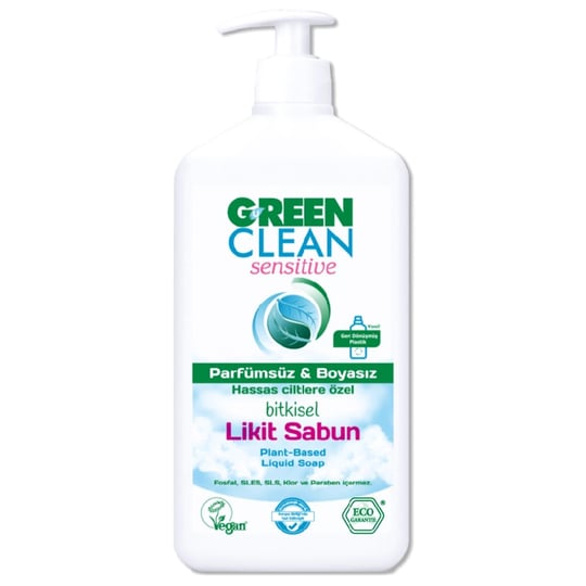 Green Clean Sensitive Kokusuz Likit Sabun 500 Ml
