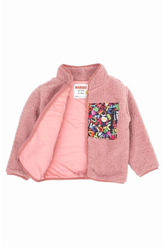 Haribo Kız Çocuk Fullzip Polar Somon HRBTXT416 