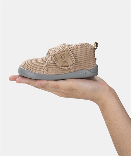 İgor Çocuk Homie Pana Ev Ayakkabısı Beige W10310-004