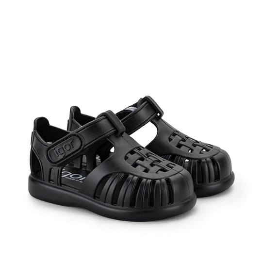 İgor Çocuk Tobby Solid Sandalet Black S10271-002