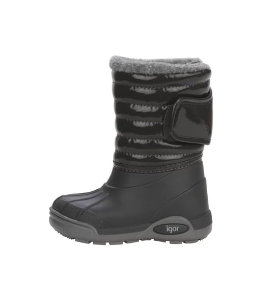 İgor Çocuk Topo Ski Charol Yağmur Çizmesi Black W10168-002