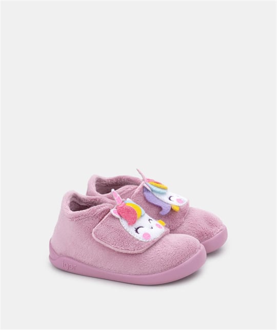 İgor Kız Çocuk Homie Unicornio Ev Ayakkabısı Rosa W10354-010