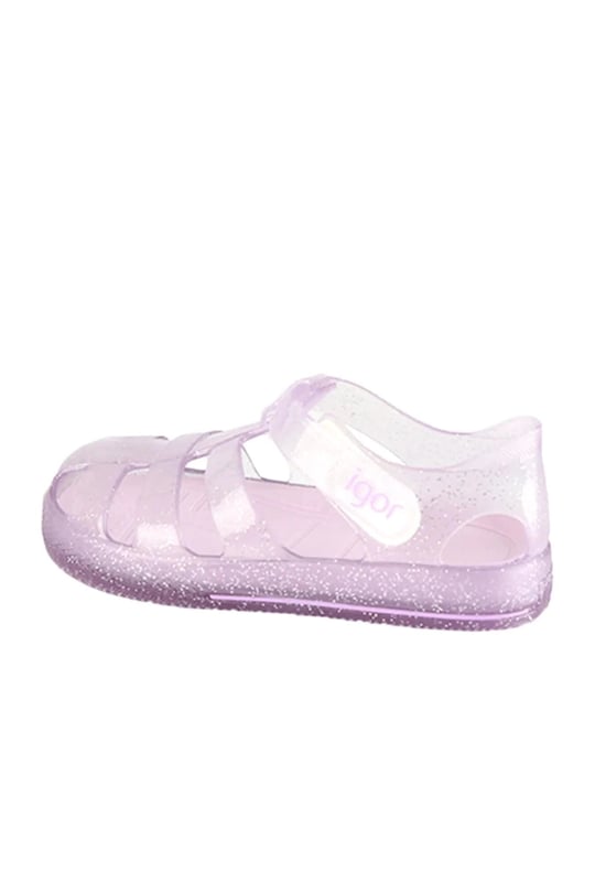 İgor Kız Çocuk Star Glitter Simli Sandalet Lila S10265-212