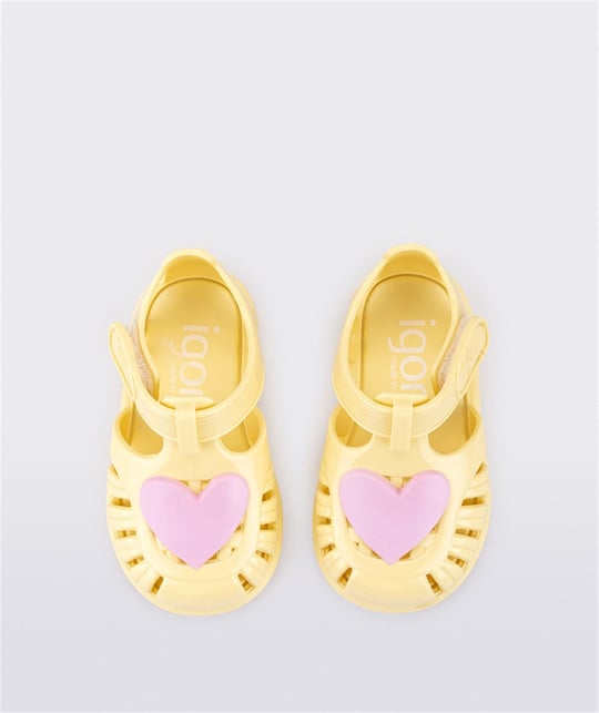 İgor Kız Çocuk Tobby Gloss Love Sandalet Vanilya S10310-228