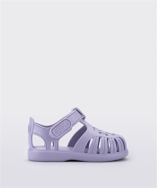 İgor Tobby Solid Kız Çocuk Sandalet Eflatun S10271-018