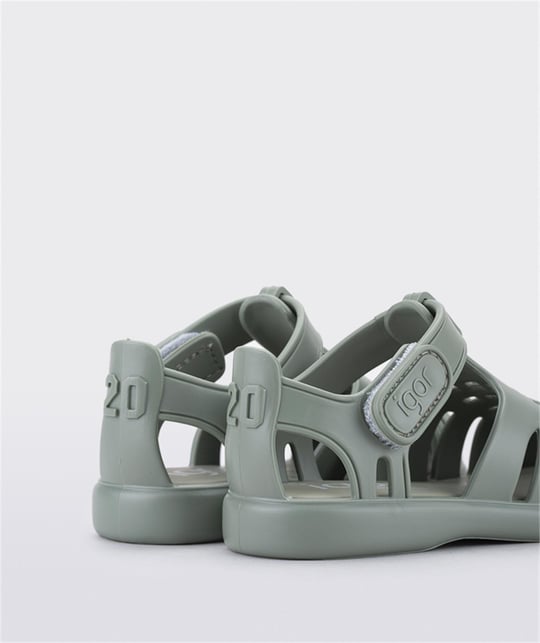 İgor Unısex Çocuk Tobby Solıd Sandalet Green S10271-013