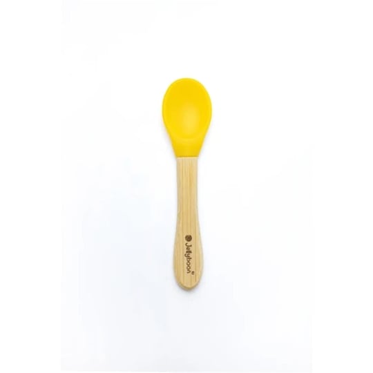 Jellyboon Bambu Silikon Kaşık Sarı