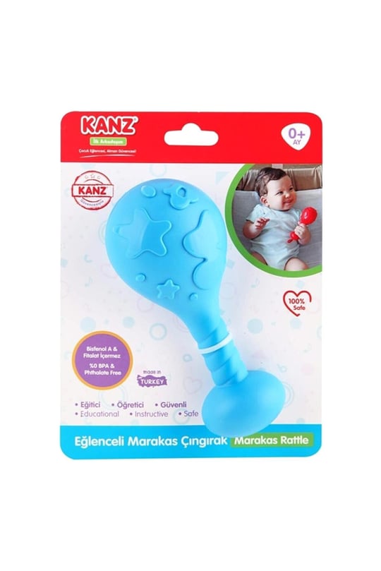 Kanz Marakas Çıngırak Mavi 30614
