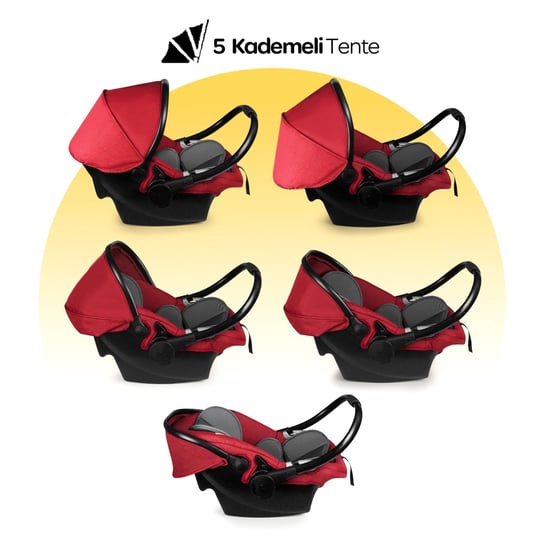 Kinder Baby Jade Anakucağı (0-13 Kg)  Bordo 9158