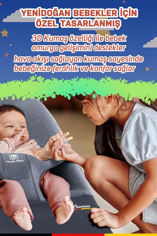 Kinder Baby Lima Ana Kucağı Gri