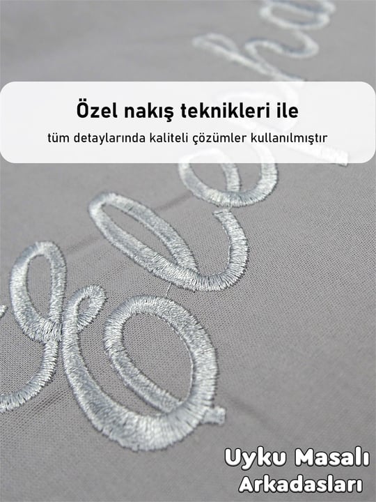 Kinder Baby Oyun Parkı Uyku Seti Gri Fil 1010