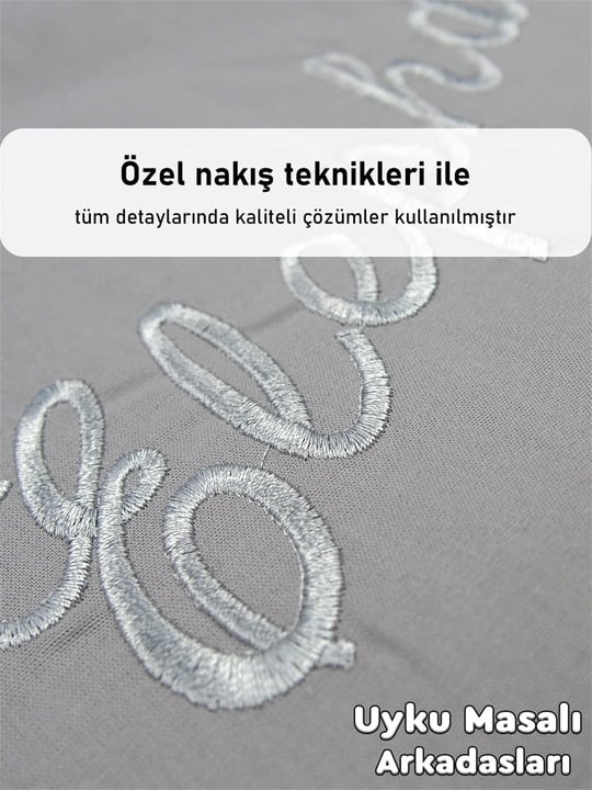 Kinder Baby Oyun Parkı Uyku Seti Gri Fil 1010