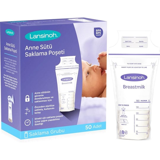 Lansinoh Süt Saklama Poşeti 50 Adet 40073