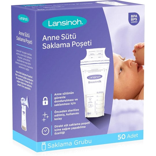 Lansinoh Süt Saklama Poşeti 50 Adet 40073