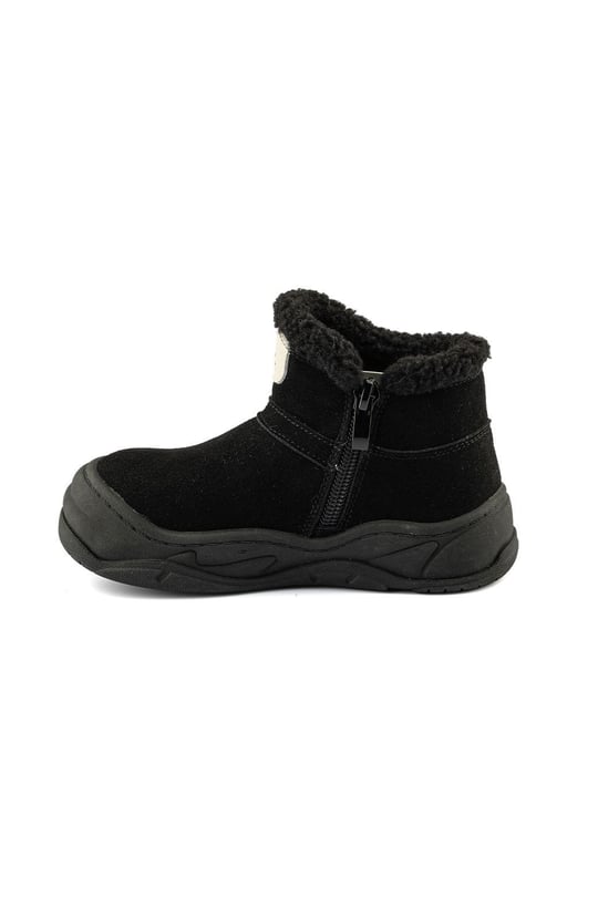 Marco Kids Çocuk Geat Süet Kısa Bot Siyah 5522-40